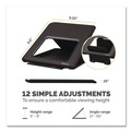 Office Furniture Accessories | Fellowes Mfg Co. 100098500 9.25 in. x 10.55 in. x 0.55 in. to 8 in. Supports Up to 8.8 lbs. Breyta Laptop Stand - Black image number 3
