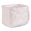 Food Trays, Containers, and Lids | Eco-Products EP-SCRC12NFA WorldView Vanguard 7 in. x 4.75 in. x 1 in. 12 oz. Sugarcane Fiber Rectangular Container - White (400/Carton) image number 2