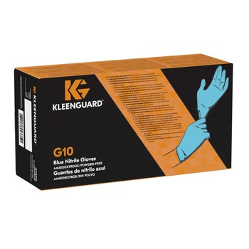 KleenGuard KleenGuard G10 Nitrile Ambidextrous Gloves - Blue, X-Small (100/Box)