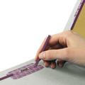 File Folders | Smead 26820 3 in. Expansion End Tab Pressboard Classification Folder with 8 SafeSHIELD Fasteners - Letter Size/Gray-Green (10/Box) image number 2