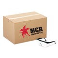 Safety Glasses | MCR Safety TK110 Tomahawk Wraparound Safety Glasses with Black Nylon Frame - Clear (12/Box) image number 0
