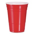 Cutlery | Dart P16R 16 oz. Plastic Cold Drink Party Cups - Red (1000/Carton) image number 3