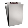 Office Jansan | Saunders 10017 0.5 in. Clip Capacity Holds 8.5 in. x 11 in. Sheets A-Holder Aluminum Form Holder - Silver image number 0