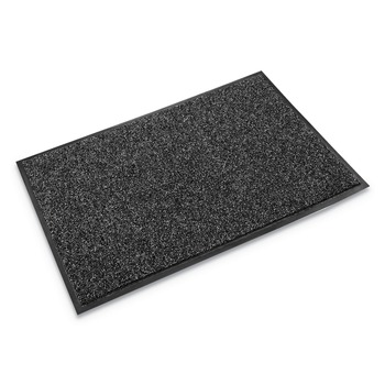 Crown 48 in. x 72 in. Cross-Over Indoor/Outdoor Olefin/Poly Wiper and Scraper Mat - Gray