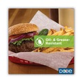 Food Wraps | Dixie GRC1212 12 in. x 12 in. All-Purpose Dry Wax Paper Food Wrap - White (5000/Carton) image number 4