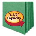 Office Jansan | Smead 74226 3.5 in. Expansion Colored File Pockets - Legal, Green image number 2
