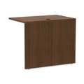 Office Desks & Workstations | Alera VA353624WA 35 in. x 23.63 in. x 29.5 in. Valencia Series Reversible Return/Bridge Shell - Modern Walnut image number 3