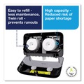 New Year New Savings! Save $25 off $150 | Tork 473208 Elevation 14.17 x 5.08 x 8.23 Coreless High Capacity Bath Tissue Dispenser - Black image number 4