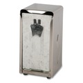 Napkin Dispensers | San Jamar H900X 150 Capacity 3.75 in. x 4 in. x 7.5 in. Tall Fold Tabletop Napkin Dispenser - Chrome image number 2