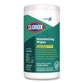 Hand Wipes | Clorox 15949 7 in. x 8 in. 1-Ply Disinfecting Wipes - Fresh Scent, White image number 1