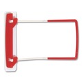 Binders & Binding Supplies | Smead 68260 2 in. Capacity 2.75 in. Center to Center U-Clip Bonded Fasteners - Red/White (100/Box) image number 1