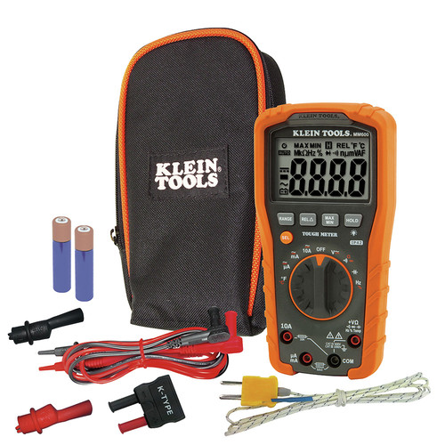 Detection Tools | Klein Tools MM600 1000V Digital Auto-Ranging HVAC Multimeter image number 0