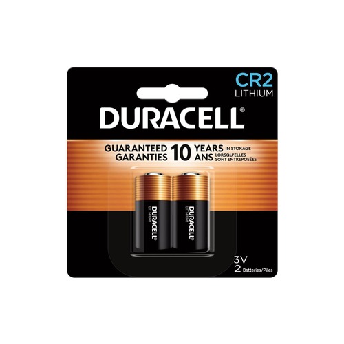 Office Jansan | Duracell CR2B2PK 3V CR2 Specialty High-Power Lithium Batteries (2/Pack) image number 0