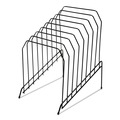 Office Jansan | Universal UNV20070 8 in. x 10.5 in. x 12.5 in. 8 Sections Wire Tiered Letter to Legal File Sorter - Black image number 1