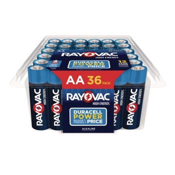 Rayovac High Energy Premium Alkaline AA Batteries (36/Pack)