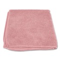 Cleaning Cloths | Boardwalk BWK12PINCLOTH 12 in. x 12 in. Microfiber Cloths - Pink (12/Pack) image number 2