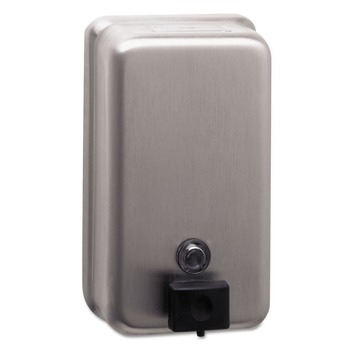 CLEANING AND SANITATION | Bobrick B-2111 Classicseries Surface-Mounted Soap Dispenser, 40oz, Stainless Steel