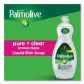 Cleaning & Janitorial Supplies | Palmolive US04272A 32.5 oz. Bottle Pure plus Clear Dishwashing Liquid - Spring Fresh (9/Carton) image number 4