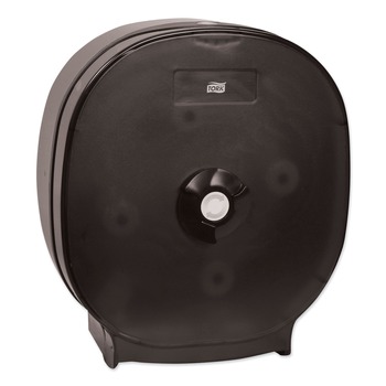 Tork 15 x 6 x 13.7 4-Roll Tissue Dispenser - Translucent Black (1/Carton)