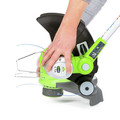 String Trimmers | Greenworks 21272 5.5 Amp 15 in. Straight Shaft Wheeled Electric String Trimmer / Edger image number 4