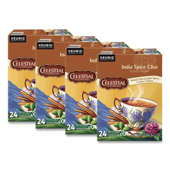 Celestial Seasonings Tea K-Cups - India Spice Chai (96/Carton)