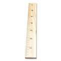 Rulers & Yardsticks | Westcott 10431 39.5 in. Standard/Metric Wooden Meter Stick - Clear Lacquer Finish (12/Box) image number 2