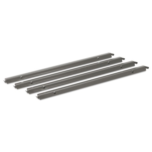 Office Jansan | HON H919491 Single Cross Rails for 30 in. and 36 in. Wide Lateral File Cabinets - Gray (4/Pack) image number 0