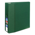  | Avery 79786 Heavy-Duty 5 in. Capacity 11 in. x 8.5 in. 3-Ring Non-View Binder with DuraHinge and Thumb Notch - Green image number 0