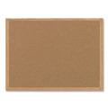  | MasterVision SB0420001233 36 in. x 24 in. Wood Frame Earth Cork Board - Tan/Oak image number 0