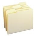 Office Jansan | Smead 10330 1/3-Cut Tabs Assorted Letter Size 0.75 in. Expansion File Folders - Manila (100/Box) image number 0
