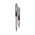  | Zebra 33602 StylusPen Medium 1 millimeter Retractable Telescopic Ballpoint Pen/Stylus - Black Ink/Blue/Gray Barrel (2/Pack) image number 1