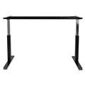  | Alera ALEHTPN1B 59.06 in. x 28.35 in. x 26.18 in. to 39.57 in. AdaptivErgo Sit-Stand Pneumatic Height-Adjustable Table Base - Black image number 5