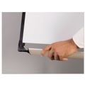  | MasterVision EA48066720 29 in. x 41 in. Platinum Mobile Easel - White Surface/Black Plastic Frame image number 4