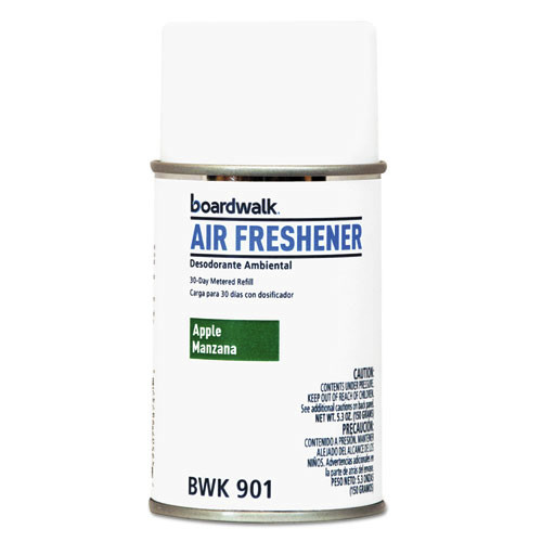  | Boardwalk 1048763 5.3 oz Aerosol Spray Metered Air Freshener Refill - Apple Harvest (12-Piece/Carton) image number 0