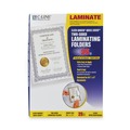 Sheet Protectors | C-Line 65187 12 mil 9.13 in. x 11.5 in. Quick Cover Laminating Pockets - Gloss Clear (25/Box) image number 0