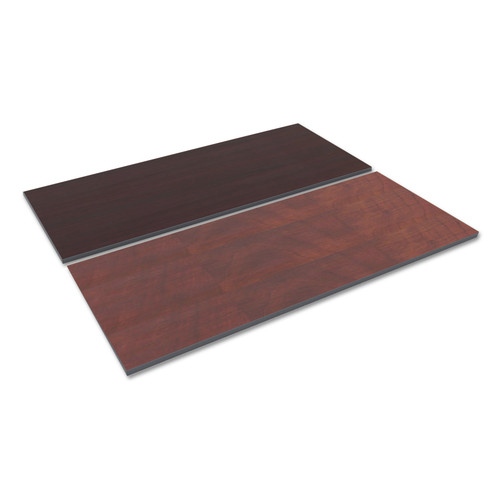  | Alera ALETT7230CM 71.5 in. W x 29.5 in. D Rectangular Reversible Laminate Table Top - Medium Cherry/Mahogany image number 0