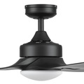 Ceiling Fans | Honeywell 51854-45 52 in. Remote Control Indoor Outdoor Ceiling Fan with Color Changing LED Light - Black image number 3