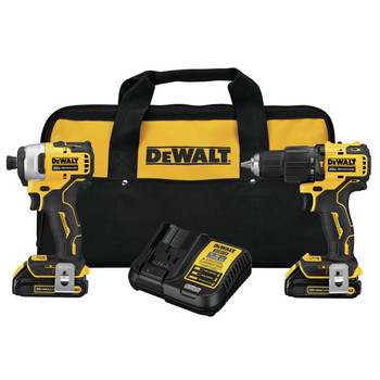DEWALT ELECTRICAL TOOLS | Dewalt DCK279C2 ATOMIC 20V MAX Lithium-Ion Brushless Cordless 1/2 in. Hammer Drill Driver / 1/4 in. Impact Driver Combo Kit