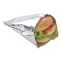 Office Jansan | Bagcraft 300533 6 in. x 3/4 in. x 6-1/2 in. Foil Sandwich Bags - Silver (1000/Carton) image number 2
