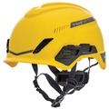 Hard Hats | MSA 10194787 V-Gard H1 Fas-Trac III Pivot Trivent ANSI EN12492 Safety Helmet -  Yellow image number 0