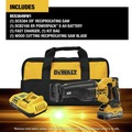 Reciprocating Saws | Factory Reconditioned Dewalt DCS384WW1R 20V MAX XR Lithium-Ion Brushless Cordless Reciprocating Saw Kit with POWERPACK (8 Ah) image number 1