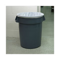 Trash Bags | Boardwalk Z6640VNK 33 in. x 40 in. 33 gal. 16 mic High Density Industrial Can Liners Flat Pack - Natural (200/Carton) image number 4