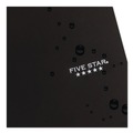 Notebooks & Pads | Five Star 930010 10.5 in. x 8.63 in. Sheets Wide/Legal Rule 1-Subject Wirebound Notebook - Black Cover image number 4