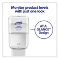 Labor Day Sale! Save $30 off $199! | PURELL 6420-01 ES6 5.25 in. x 8.56 in. x 12.13 in. 1,200 mL Touch Free Hand Sanitizer Dispenser - White (1/Carton) image number 3