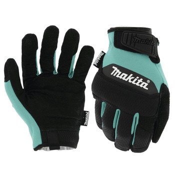 Makita T-04226 Genuine Leather-Palm Performance Gloves - Large
