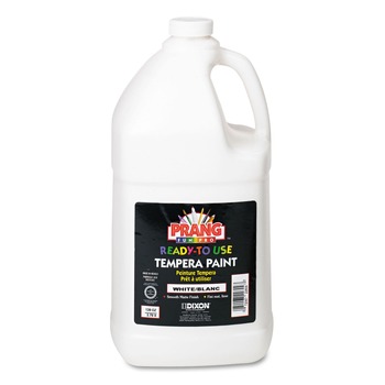 Prang 1 gal. Bottle Ready-to-Use Tempera Paint - White