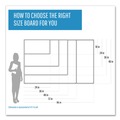 Office Jansan | MasterVision GA05105830 Four Month 48 in. x 36 in. Magnetic Dry Erase Calendar Board - White Surface, Silver Aluminum Frame image number 6