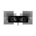  | 3M MA265S 360 deg Rotation, plus90/-15 deg Tilt, 360 deg Pan Easy-Adjust Desk Dual Arm Mount for 27 in. Monitors - Silver image number 1