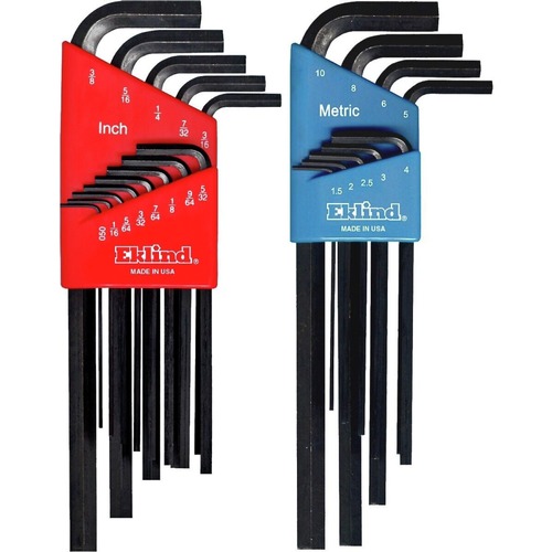 Hand Tool Sets | Eklind 10222 22-Piece Hex-L Inch/Metric Hex Keys (1 Set) image number 0