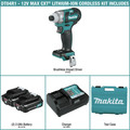 Impact Drivers | Factory Reconditioned Makita DT04R1-R CXT 12V Cordless Lithium-Ion 1/4 in. Brushless Impact Driver Kit with (2) 2 Ah Batteries image number 1
